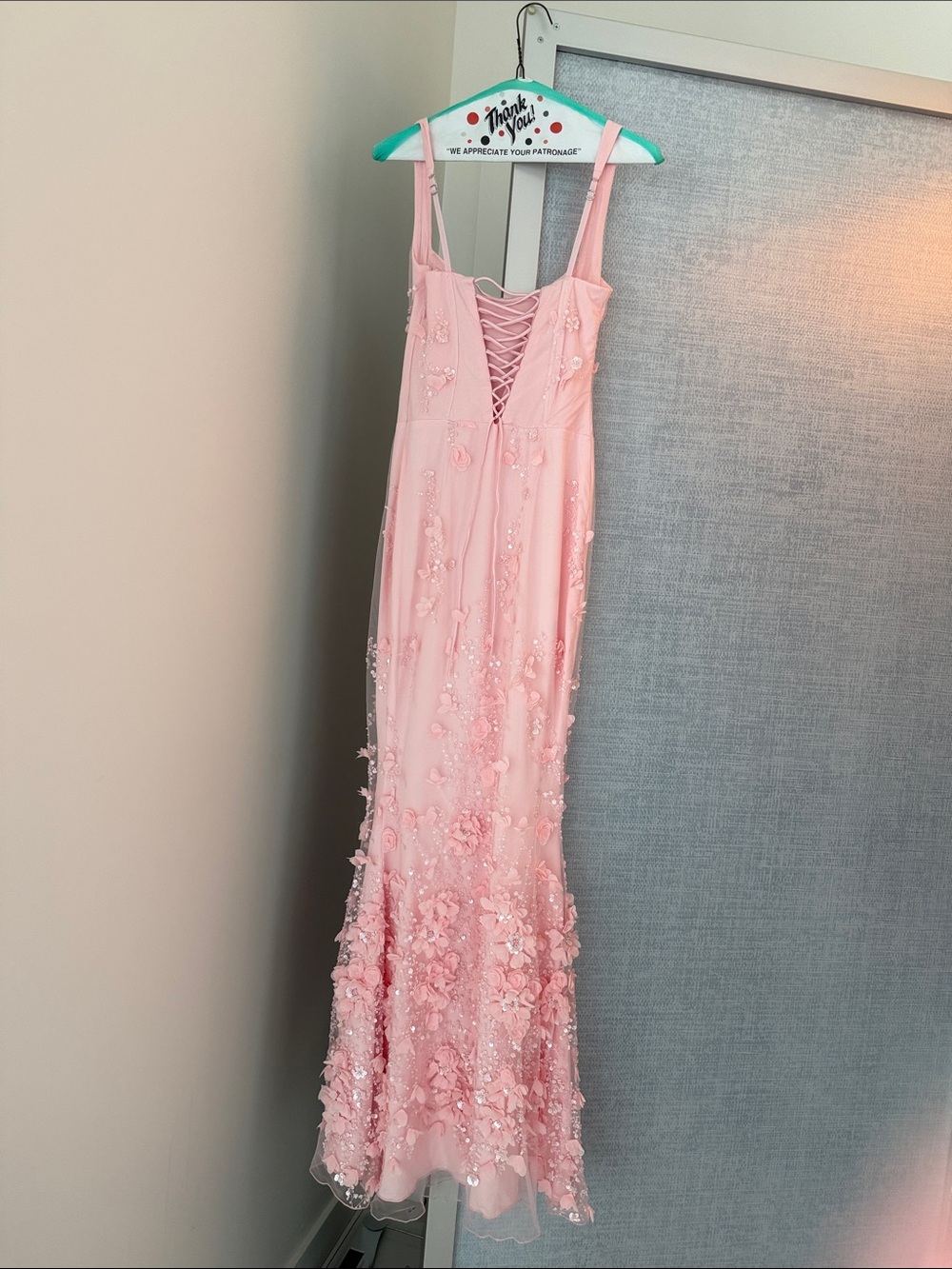 Oh Polly Pink Embellished Maxi Dress - Picture 7 of 12
